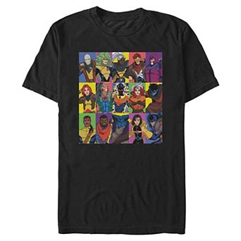 Men's Marvel X-Men 97 Mutants' Portraits Graphic Tee