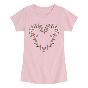 Girls 7-16 Disney's Mickey Mouse Christmas Lights Graphic Tee