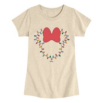 Girls 7-16 Disney's Minnie Mouse Christmas Lights Graphic Tee