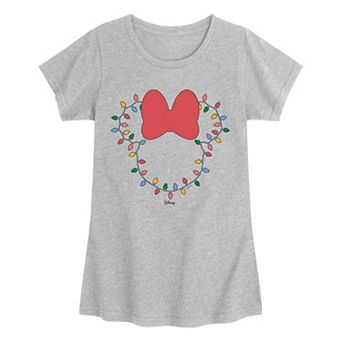 Girls 7-16 Disney's Minnie Mouse Christmas Lights Graphic Tee