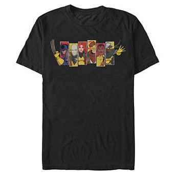 Men's Marvel X-Men 97 Mutants' Panels Graphic Tee