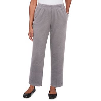 Women's Alfred Dunner Classic French Terry Average Length Pants