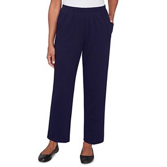 Women's Alfred Dunner Classic French Terry Average Length Pants