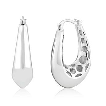 Sienna Vale Polished Hoop Earrings