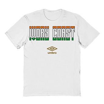 Men's Umbro Ivory Coast Country Stack Graphic Tee
