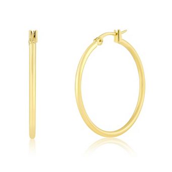 Sienna Vale Polished Hoop Earrings