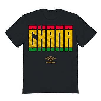 Men's Umbro Ghana Country Stack Graphic Tee