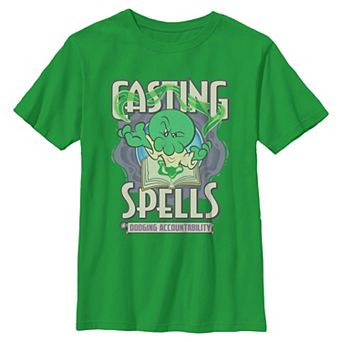 Boys 6-20 Minions & Monsters Casting Spells Graphic Tee
