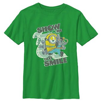 Boys 6-20 Minions & Monsters Show Me That Smile Graphic Tee
