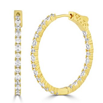 Sienna Vale Cubic Zirconia Hoop Earrings