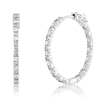 Sienna Vale Cubic Zirconia Hoop Earrings