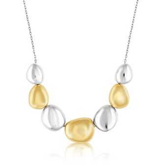 Sienna Vale Two-Tone Puffed Necklace