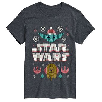 Men's Star Wars Yoda & Chewbacca Short Sleeve Graphic T-Shirt