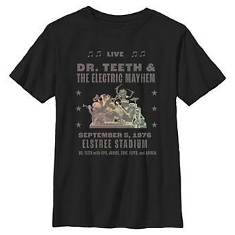 Boys 6-20 Disney's The Muppets Live Dr. Teeth & The Electric Mayhem Graphic Tee