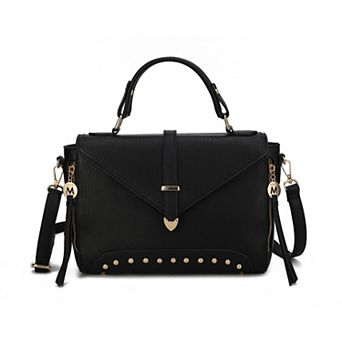 MKF Collection Angela Faux Leather Satchel Bag