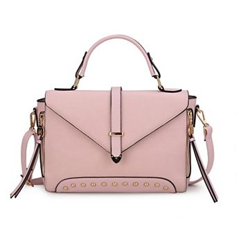 MKF Collection Angela Faux Leather Satchel Bag