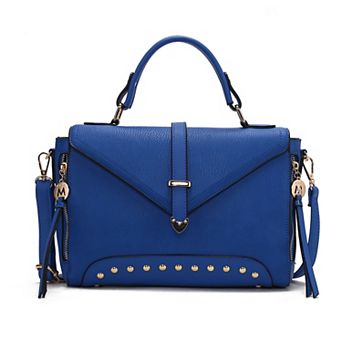 MKF Collection Angela Faux Leather Satchel Bag