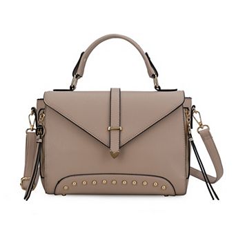 MKF Collection Angela Faux Leather Satchel Bag