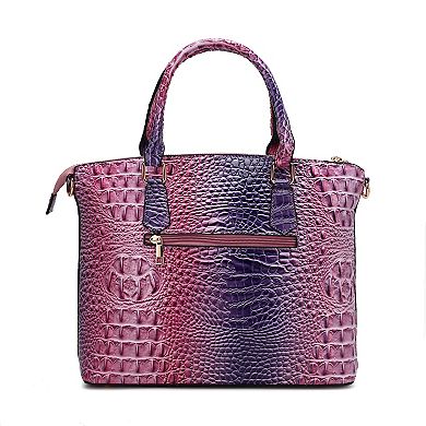 MKF Collection Frankie Faux Leather Satchel Bag & Matching Wallet Set