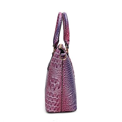 MKF Collection Frankie Faux Leather Satchel Bag & Matching Wallet Set
