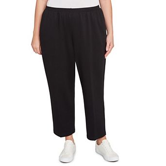 Plus Size Alfred Dunner Classic French Terry Average Length Pants