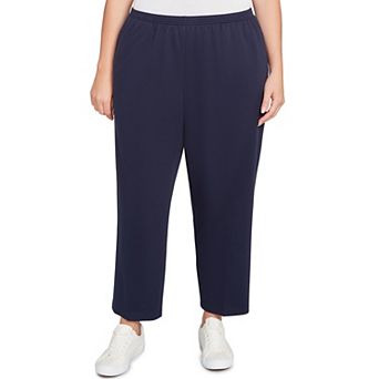 Plus Size Alfred Dunner Classic French Terry Average Length Pants