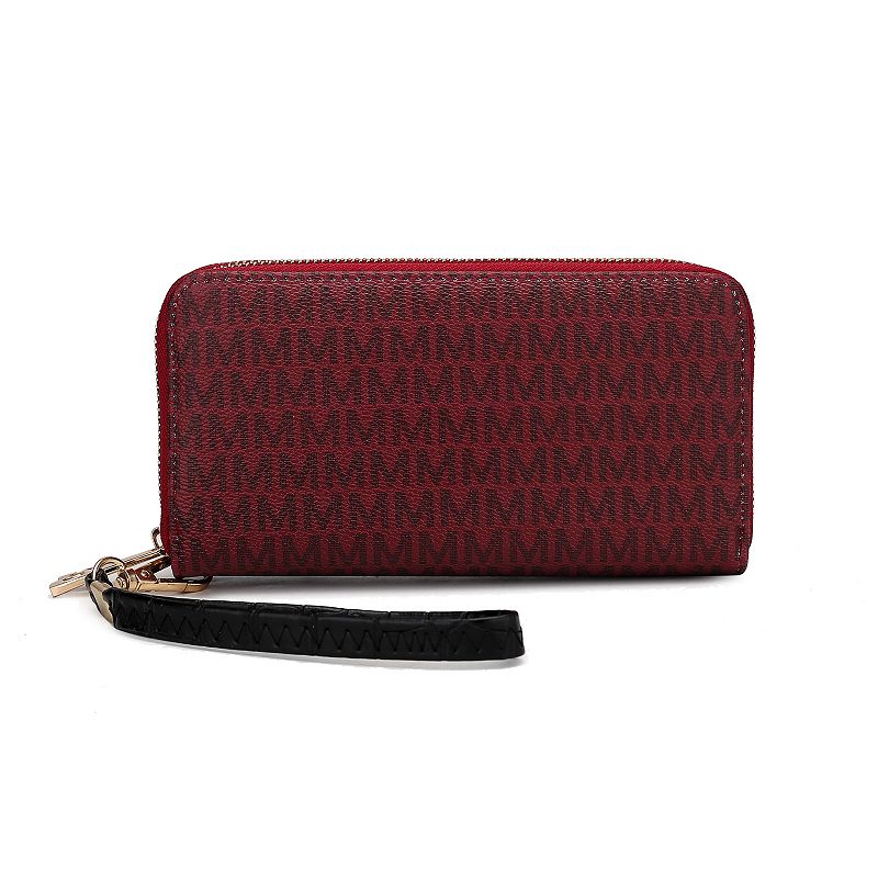 MKF Collection Noemy M Signature Wallet Wristlet, Red