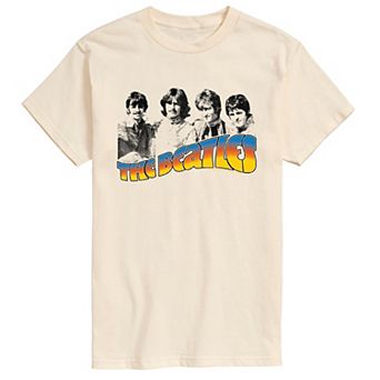 Men's The Beatles Retro Portrait Short Sleeve Graphic T-Shirt