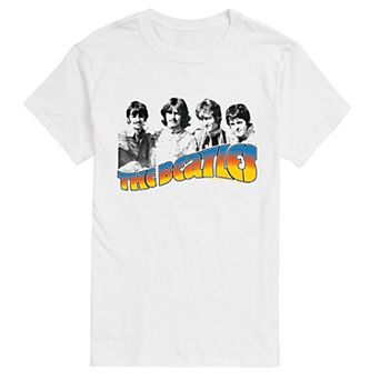 Men's The Beatles Retro Portrait Short Sleeve Graphic T-Shirt