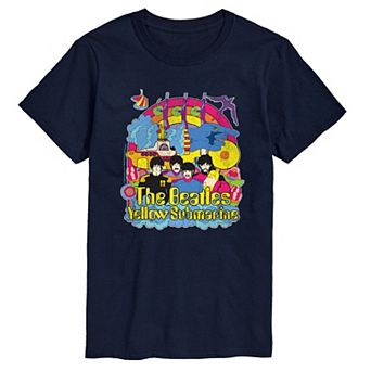 Men's The Beatles Vintage Distressed Short Sleeve Graphic T-Shirt