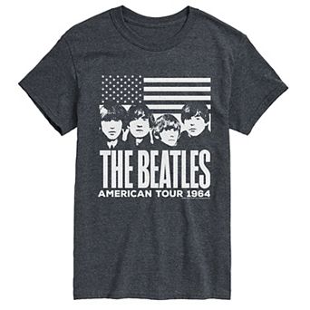 Men's The Beatles Distressed Short Sleeve Graphic T-Shirt