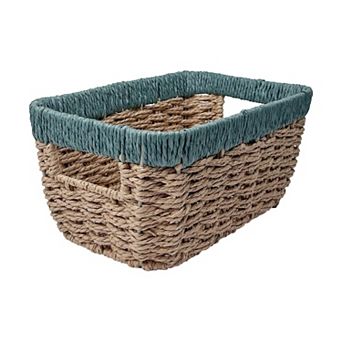 Belle Maison Round Corner Paper Weave Extra Small Bin