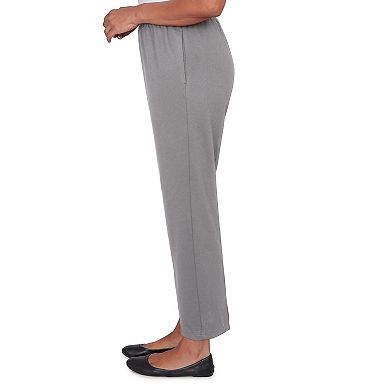 Petite Alfred Dunner Classic French Terry Average Length Pants