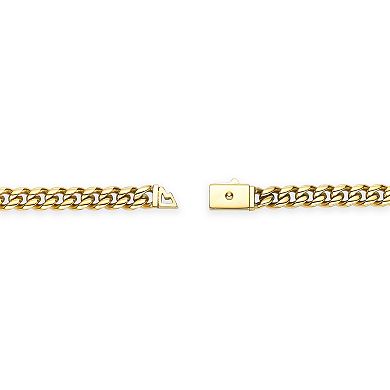 Men's LYNX Stainless Steel 6mm Curb Chain Necklace