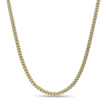 Men's LYNX Stainless Steel 6mm Curb Chain Necklace