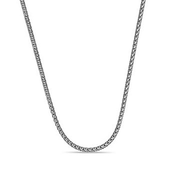 Men's LYNX Stainless Steel Wheat Chain Necklace