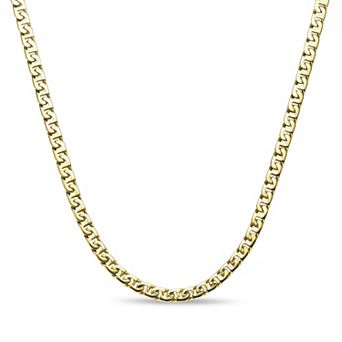 Men's LYNX Stainless Steel Mariner Chain Necklace