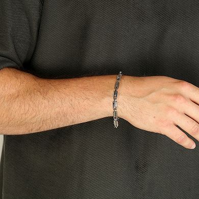 Men's LYNX Stainless Steel 5mm Chain Bracelet