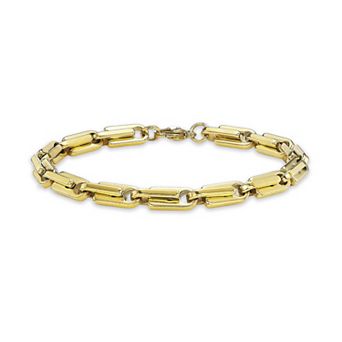 Men's LYNX Stainless Steel 5mm Chain Bracelet