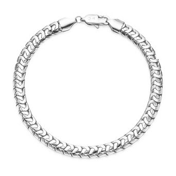 Men's LYNX Stainless Steel 6.5mm Chain Bracelet