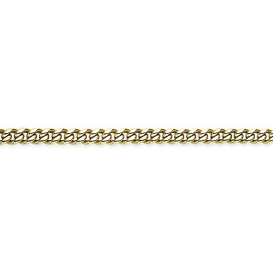 Men's LYNX Stainless Steel 6mm Curb Chain Bracelet
