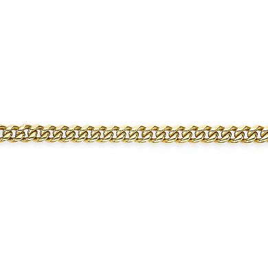Men's LYNX Stainless Steel 8mm Curb Chain Bracelet