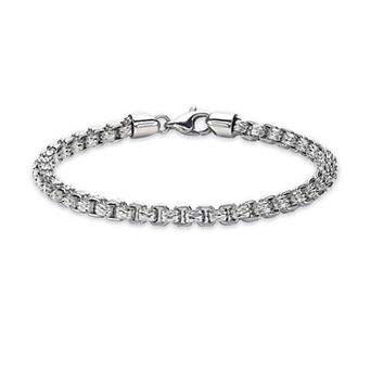 Men's LYNX Stainless Steel Box Chain Bracelet