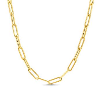 Paperclip Link Necklace - Effortless Glamour for Any Occasion