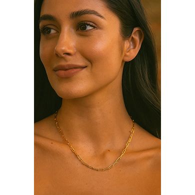 Paperclip Link Necklace - Effortless Glamour for Any Occasion