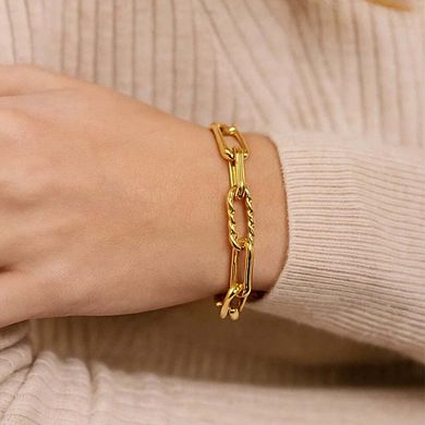 Sienna Adjustable Paperclip Chain Stackable Bracelet