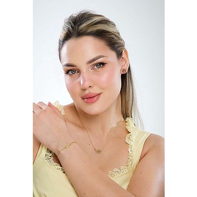 EternalPrint Link Chain Paw Print Charm Bracelet