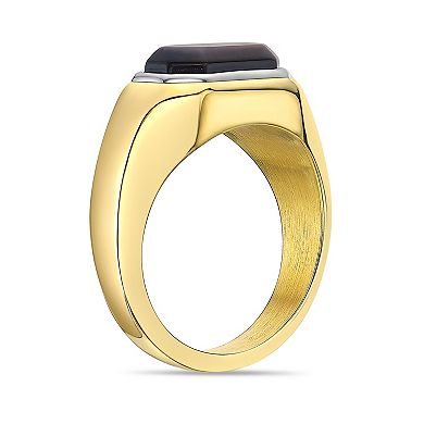 Men's LYNX Stainless Steel Tiger's Eye Ring
