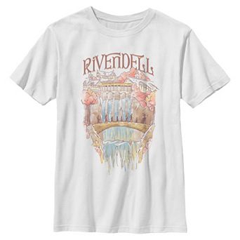 Boys 6-20 The Lord Of The Rings Rivendell Vintage Drawing Graphic Tee