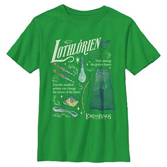 Boys 6-20 The Lord Of The Rings Lothlorien Walk Along Golden Leaves Graphic Tee